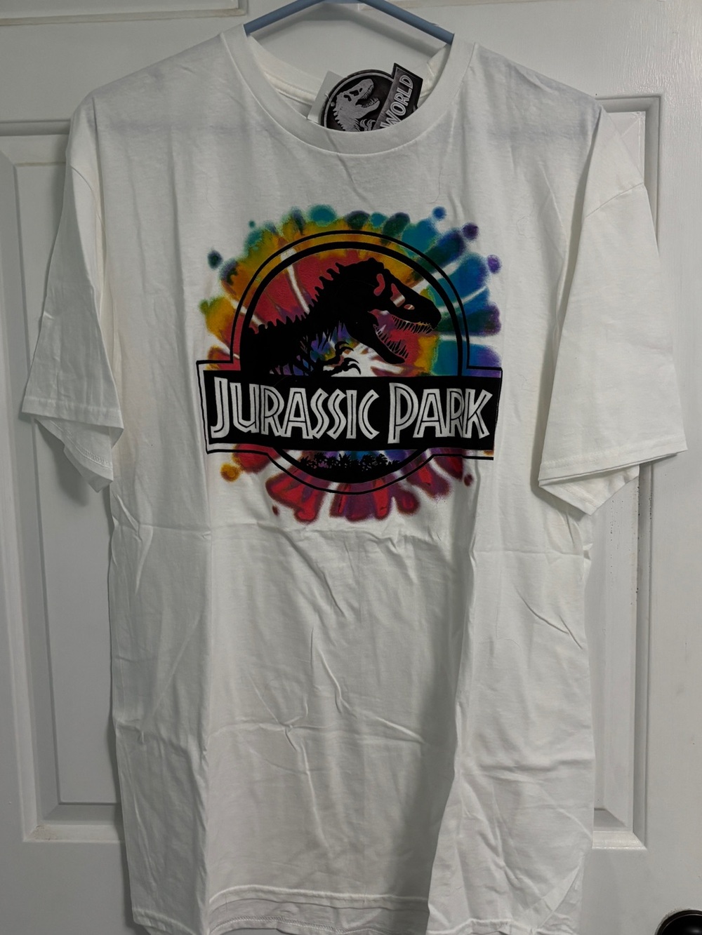 Men’s Jurassic Park White Short Sleeve Tee